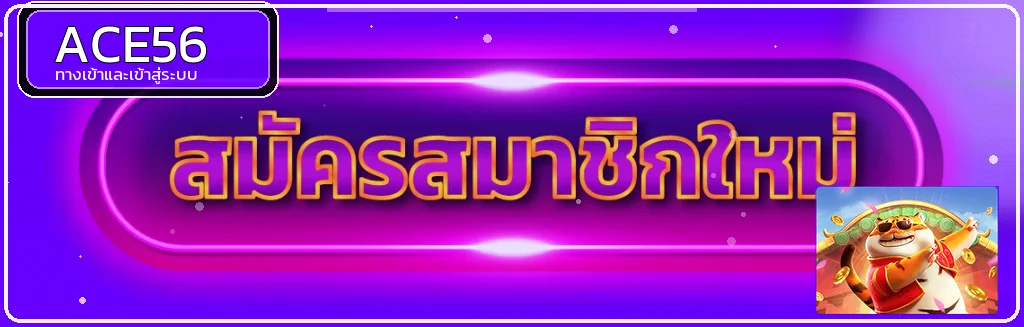 ACE56 ทางเข้าและหน้าล็อกอินที่ตรวจสอบโดเมนแล้ว